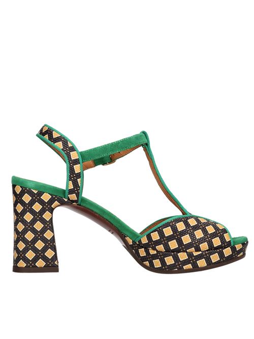 Sandali in pelle modello Keduni CHIE MIHARA | KEDUNI44 SOULVUOIO-VERDE